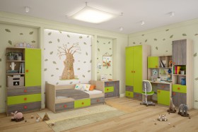 Детская комната Пуговка в Ужуре - uzhur.katalogmebeli.com | фото
