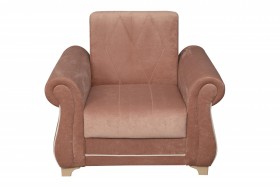 Кресло для отдыха "Порто" (велюр киви корица / микровельвет крем) в Ужуре - uzhur.katalogmebeli.com | фото 8