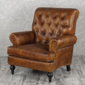 Кресло кожаное Чарльз в Ужуре - uzhur.katalogmebeli.com | фото