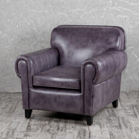 Кресло кожаное Элегант (Фиолетовый) в Ужуре - uzhur.katalogmebeli.com | фото