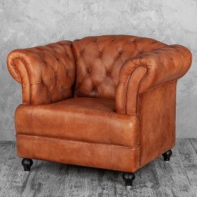 Кресло кожаное Лофт Честер-Нью в Ужуре - uzhur.katalogmebeli.com | фото