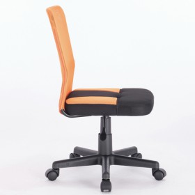 Кресло компактное BRABIX Smart MG-313 (черный, оранжевый) в Ужуре - uzhur.katalogmebeli.com | фото 2