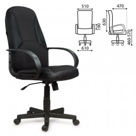 Кресло офисное BRABIX City EX-512 (черное) в Ужуре - uzhur.katalogmebeli.com | фото