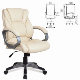 Кресло офисное BRABIX Eldorado EX-504 (бежевый) в Ужуре - uzhur.katalogmebeli.com | фото
