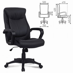 Кресло офисное BRABIX Enter EX-511 (черный) в Ужуре - uzhur.katalogmebeli.com | фото