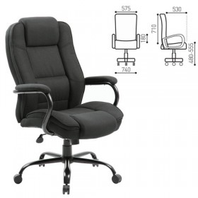 Кресло офисное BRABIX Heavy Duty HD-002 (ткань) в Ужуре - uzhur.katalogmebeli.com | фото