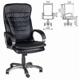 Кресло офисное BRABIX Omega EX-589 (черное) в Ужуре - uzhur.katalogmebeli.com | фото