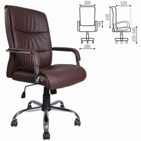 Кресло офисное BRABIX Space EX-508 (коричневый) в Ужуре - uzhur.katalogmebeli.com | фото