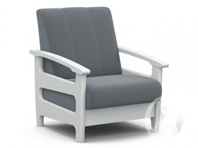 Кресло для отдыха Омега (снег лак/CATANIA SILVER) в Ужуре - uzhur.katalogmebeli.com | фото