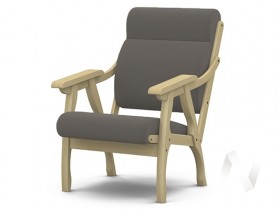 Кресло Вега-10 (бесцветный лак/ULTRA STONE) в Ужуре - uzhur.katalogmebeli.com | фото