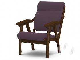Кресло Вега-10 (орех лак/ULTRA PLUM) в Ужуре - uzhur.katalogmebeli.com | фото