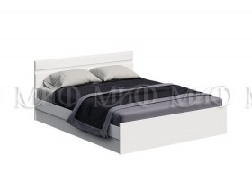 Кровать Нэнси New 1,6м (Белый/белый глянец) в Ужуре - uzhur.katalogmebeli.com | фото