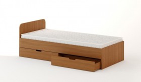 Кровать с ящиками 900 (Бук темный) в Ужуре - uzhur.katalogmebeli.com | фото