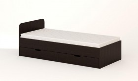 Кровать с ящиками 900 (Венге) в Ужуре - uzhur.katalogmebeli.com | фото 1