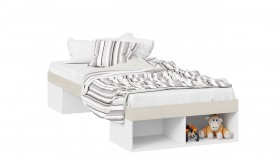 Кровать «Сканди»  Дуб Гарден/Белый в Ужуре - uzhur.katalogmebeli.com | фото