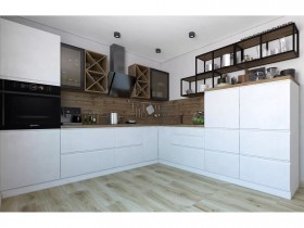 Модульная кухня Бронкс 1,8 м (Кварц) в Ужуре - uzhur.katalogmebeli.com | фото 5