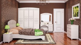 Модульная спальня Каролина в Ужуре - uzhur.katalogmebeli.com | фото