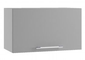 Норд ШВГ 600 Шкаф верхний горизонтальный (Софт смок/корпус Белый) в Ужуре - uzhur.katalogmebeli.com | фото