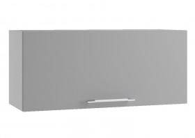 Норд ШВГ 800 Шкаф верхний горизонтальный (Софт смок/корпус Белый) в Ужуре - uzhur.katalogmebeli.com | фото