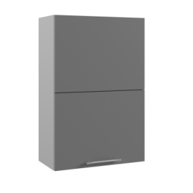 Ройс ПГПМ 600 Шкаф верхний Blum Aventos HF (Графит софт/корпус Серый) в Ужуре - uzhur.katalogmebeli.com | фото