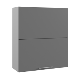 Ройс ПГПМ 800 Шкаф верхний Blum Aventos HF (Графит софт/корпус Серый) в Ужуре - uzhur.katalogmebeli.com | фото