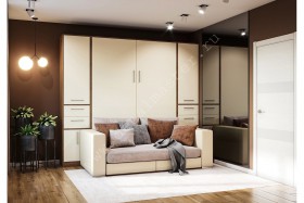 Шкаф-кровать с диваном Злата в Ужуре - uzhur.katalogmebeli.com | фото 1