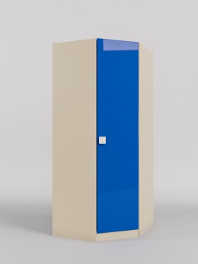 Шкаф угловой (угловая секция) Скай люкс (Синий/корпус Клен) в Ужуре - uzhur.katalogmebeli.com | фото